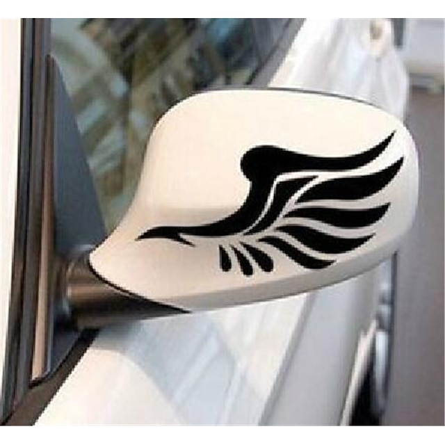  Yellow / White / Black Car Stickers Chinese Style Rearview Mirror Stickers Animal Stickers