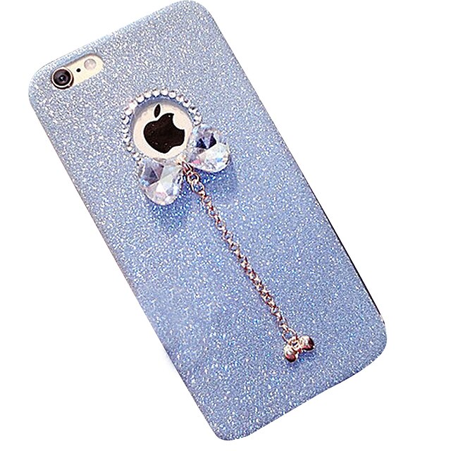  Phone Case For Apple Back Cover iPhone X iPhone 8 Plus iPhone 8 iPhone 7 Plus iPhone 7 iPhone 6s iPhone 6 Plus iPhone 6 iPhone 5 Rhinestone Glitter Shine Soft TPU
