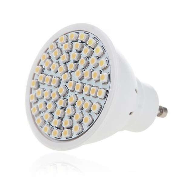  1pc 5 W 350 lm GU10 / GU5.3 LED-spotlampen 60 LED-kralen SMD 2835 Decoratief Warm wit / Koel wit 220-240 V / RoHs