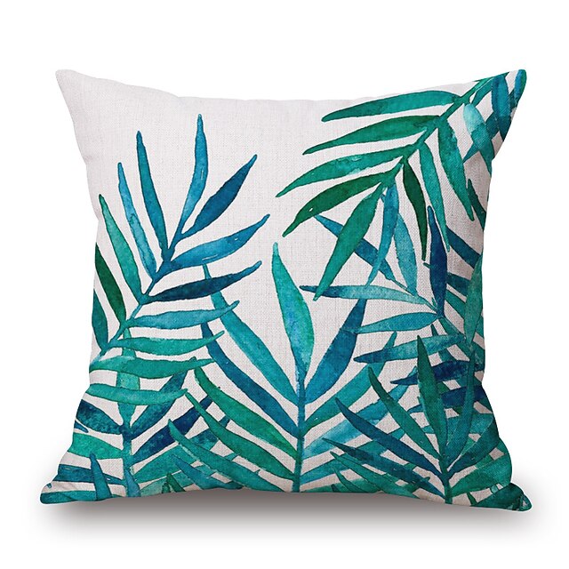  szt Cotton / Linen Pokrywa Pillow, Wzory graficzne Martwa natura Textured Na co dzień Akcent / Decorative Modern / Contemporary