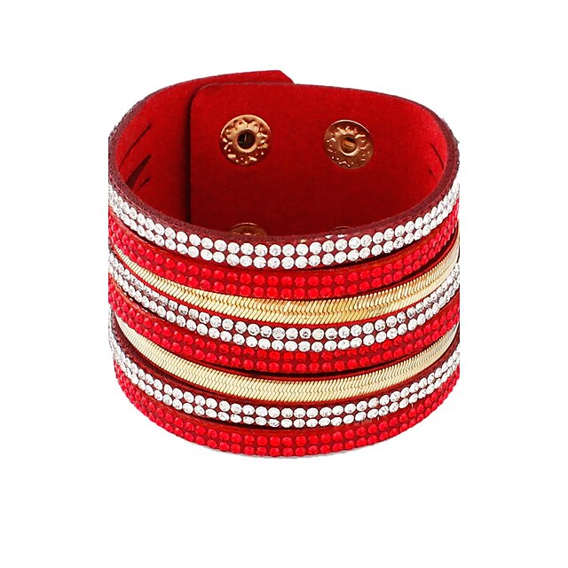  Dames Tennis Armbanden Modieus Legering Armband sieraden Wit / Zwart / Rood Voor Bruiloft