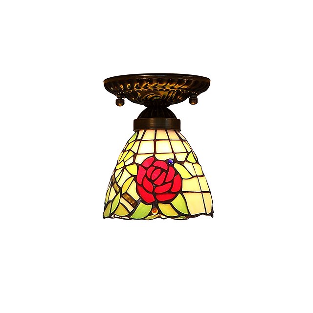  16CM LED / designere Skyllemonteringslys Glas Glas Andre Tiffany 110-120V / 220-240V / E26 / E27