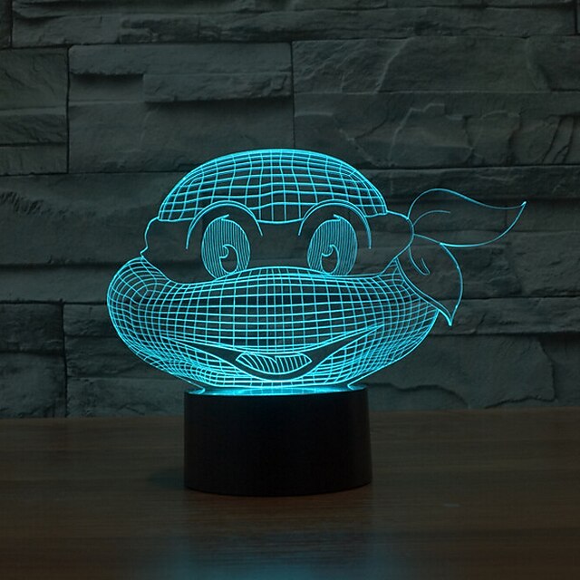  1 Pça. Luz noturna 3D Decorativa LED