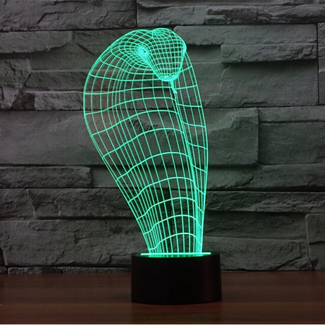  1 ед. 3D ночной свет Декоративная LED