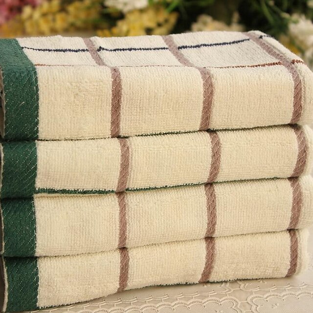  Frisk stil Vaskehåndklæde, Reaktivt Print Overlegen kvalitet 100% bomuld Håndklæde Vaskehåndklæde