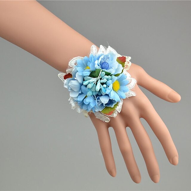  Hochzeitsblumen Armbandblume Hochzeit Tüll / Spitze 3 cm ca.