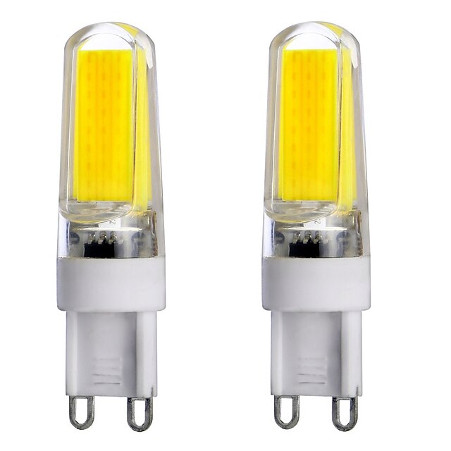  3 W LED Φώτα με 2 pin 300-350 lm G9 T 1 LED χάντρες COB Με ροοστάτη Διακοσμητικό Θερμό Λευκό Ψυχρό Λευκό Φυσικό Λευκό 220-240 V 110-130 V / 2 τμχ / RoHs