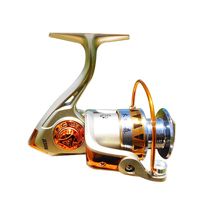  Moulinet spinnerbait 5.2/1 Braquet+12 Roulements à billes Orientation à la main Echangeable Pêche d'appât - JE2000,JE3000,JE4000,JE5000