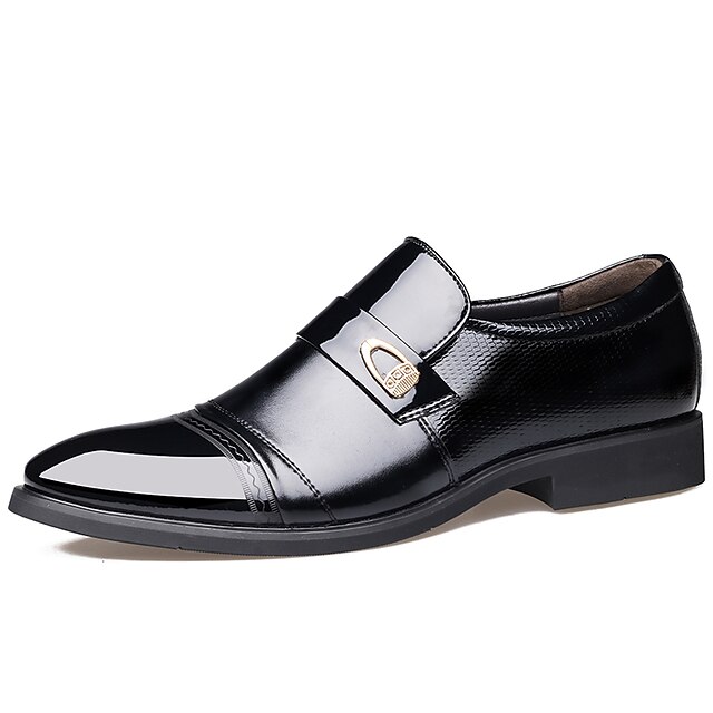  Da uomo Mocassini e Slip-Ons Comoda Microfibra Primavera Estate Autunno Inverno Casual Serata e festa Footing A quadri Basso Nero Marrone