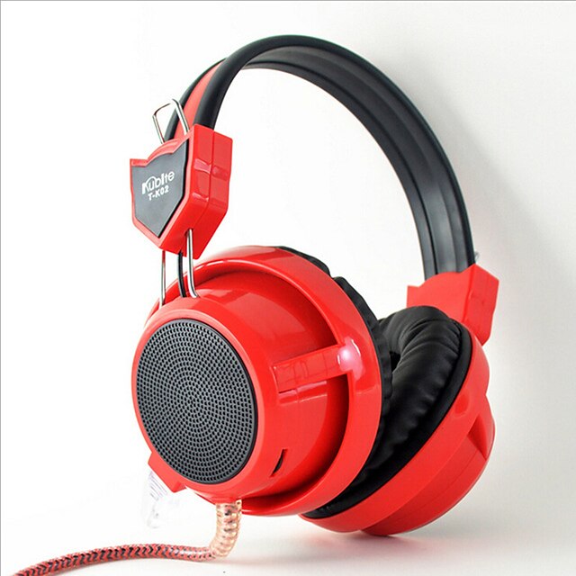  Kutbite Gaming Headset T-K02 3.5mm High Quality Stereo Wired Headphone with Mic Volume Control