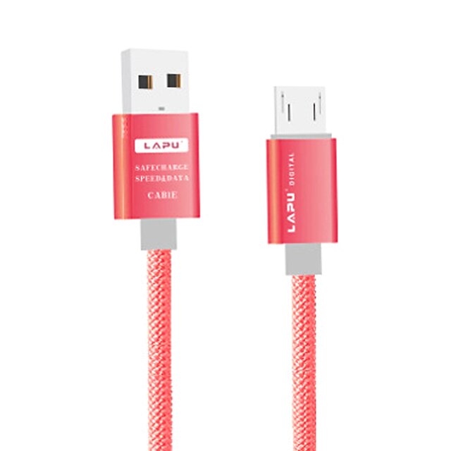  Micro-USB 3.0 Cabo 1m-1.99m / 3ft-6ft Normal Náilon Adaptador de cabo USB Para Huawei / LG / Nokia