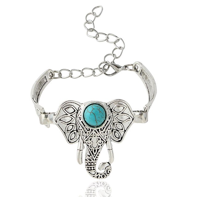 Women's Chain Bracelet Animal Bohemian Alloy Bracelet Jewelry Silver For