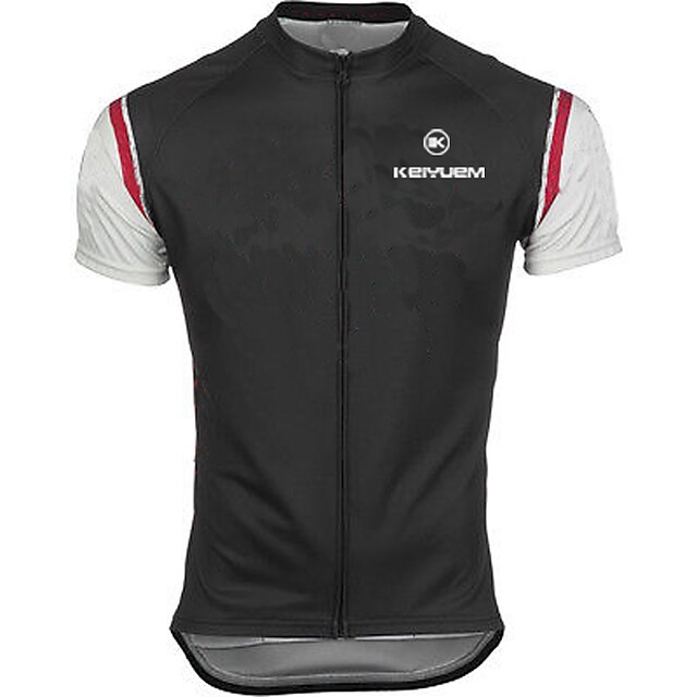  Per uomo Per donna Manica corta Maglia da ciclismo Terital Bicicletta Top Ompermeabile Traspirante Asciugatura rapida Gli sport Abbigliamento / Zip impermeabile / Design anatomico / Elasticizzato