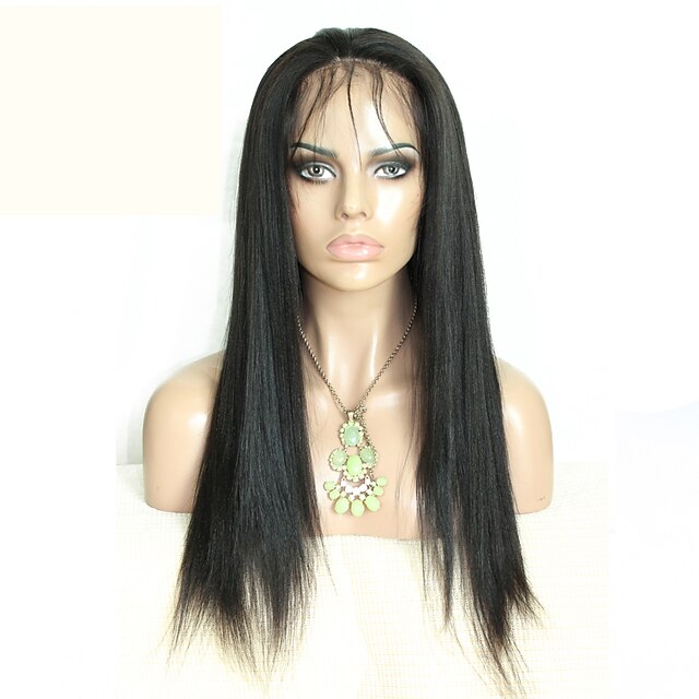  Human Hair Full Lace Wig style Straight Wig Short Medium Length Long Human Hair Lace Wig