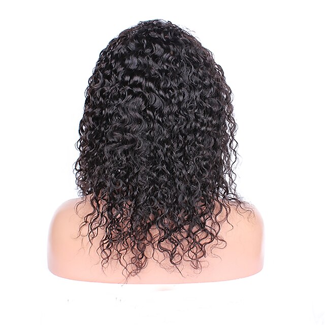  Aidot hiukset Full Lace Peruukki tyyli Brasilialainen Kihara Peruukki Naisten Lyhyt Keskikokoinen Pitkä Aitohiusperuukit verkolla CARA