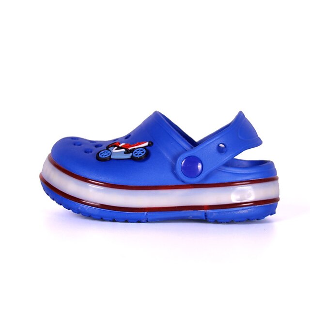  Mädchen Schuhe PU Frühling / Sommer / Herbst Leuchtende LED-Schuhe Slippers & Flip-Flops für Gelb / Blau / Rosa