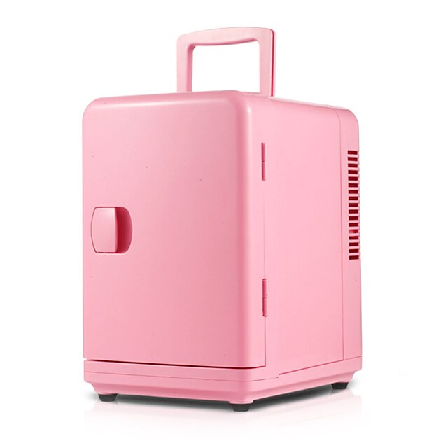  somate 6l mini-auto dual-use kleine koelkast roze