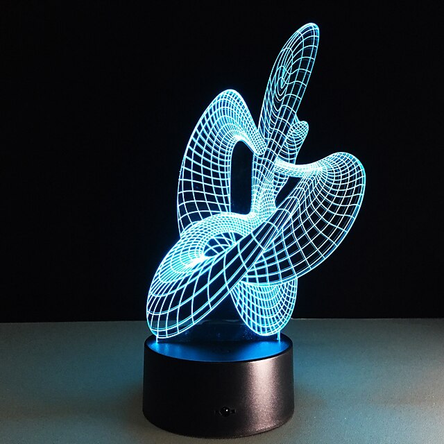  3D Nachtlicht Dekorativ USB 1 Stück