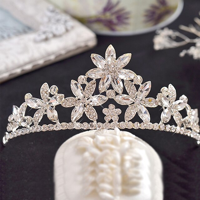  aleación tiaras headpiece wedding party elegante estilo femenino clásico