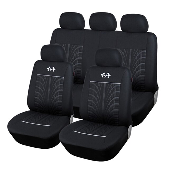  AUTOYOUTH Istuinsuojat autoon Istuinkannet Musta / Harmaa tekstiili Yleinen Käyttötarkoitus Universaali