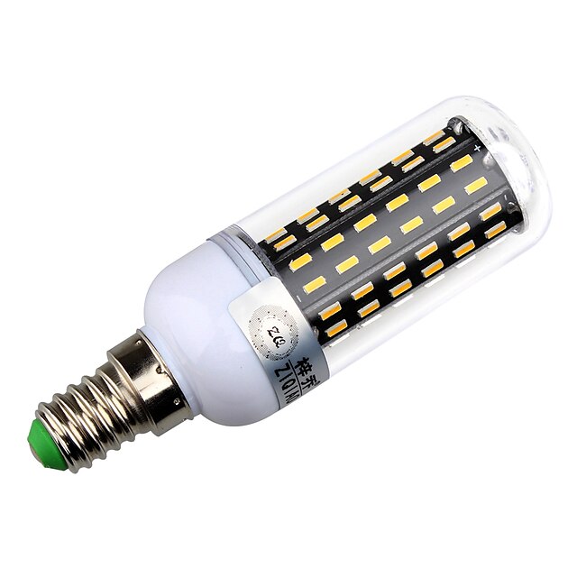  LED-kolbepærer 5000/3300 lm E14 E26 / E27 T 96 LED Perler SMD 4014 Dekorativ Varm hvid Naturlig hvid 220-240 V / 1 stk. / RoHs