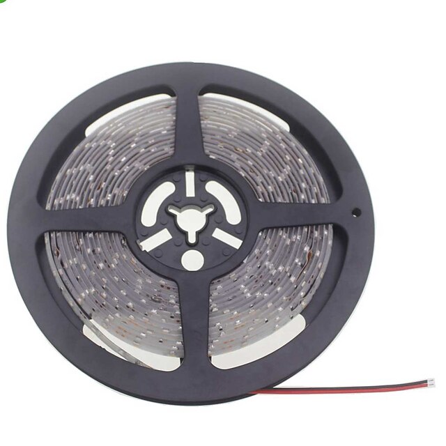  SENCART 5m Flexible LED-Leuchtstreifen 600 LEDs 3528 SMD Warmes Weiß / Weiß Wasserfest / Schneidbar / Verbindbar 12 V 1pc / IP65 / Für Fahrzeuge geeignet / Selbstklebend