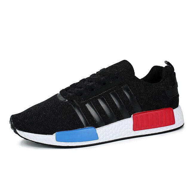  Running Shoes Men's Shoes Casual Fabric Fashion Sneakers Running Shoes Black / Blue / Red