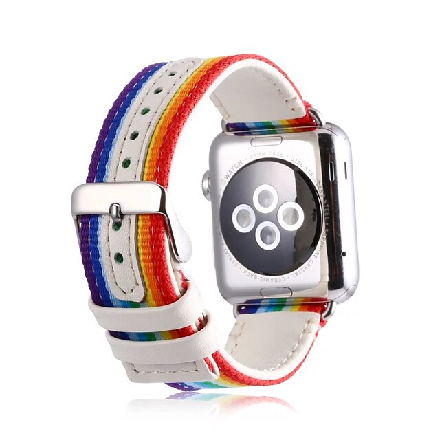  Urrem for Apple Watch Series 4/3/2/1 Apple Klassisk spænde Nylon Håndledsrem