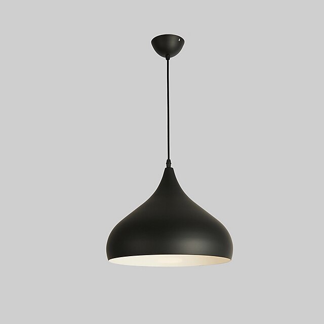 Lights & Lighting Pendant Lights | 1-Light 24CM Designers Pendant Light Metal Bowl Painted Finishes Modern Contemporary 110-120V