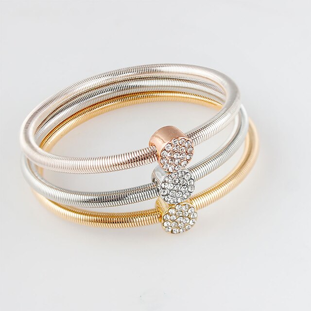  Women's Charm Bracelet Fashion Alloy Bracelet Jewelry Gold / Silver For