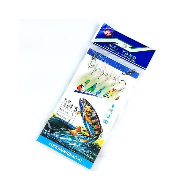  Fiske-5 stk Random Colors Metall / Karbonstål-hongyang Generelt fisking