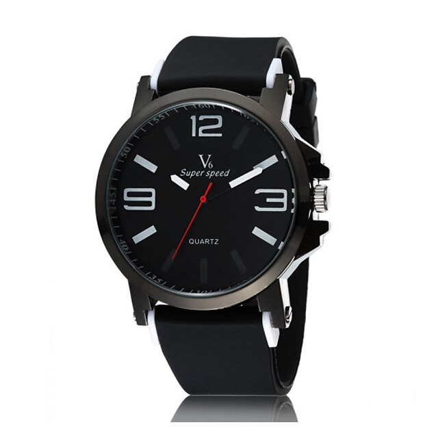  Pánské Sportovní hodinky Náramkové hodinky Křemenný Černá Hodinky na běžné nošení Cool Analogové 1# Černá / Bílá Černá / Modrá