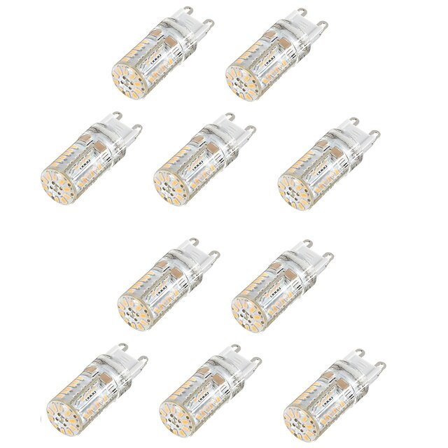  2 W Luminárias de LED  Duplo-Pin 165 lm G9 T 58 Contas LED SMD 3014 Impermeável Decorativa Branco Quente Branco Frio Branco Natural 220-240 V 110-130 V / 10 pçs / RoHs