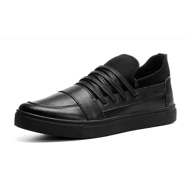  Heren PU Zomer Comfortabel Sneakers Rood / Wit / Zwart