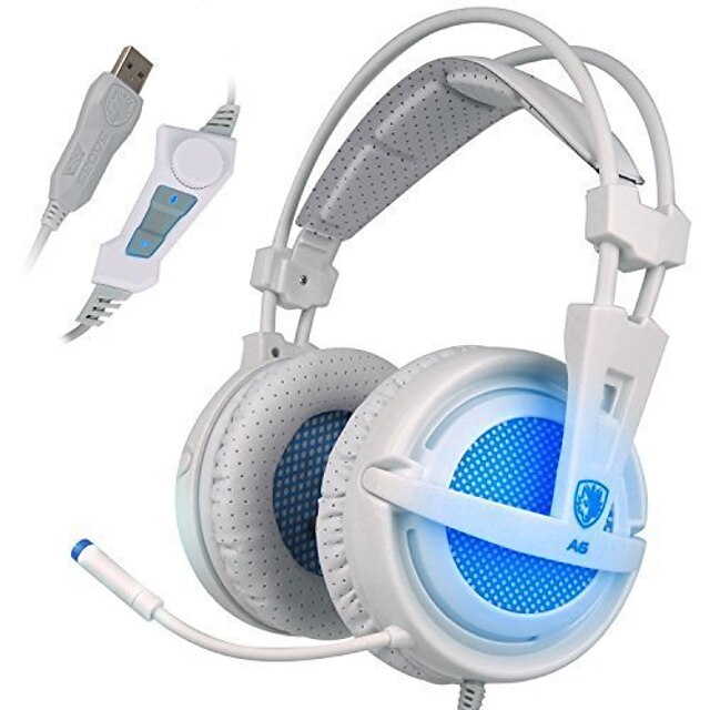  SADES A6 Auriculares para juegos Con Cable De Videojuegos Aislamiento de ruido Con Micrófono Con control de volumen