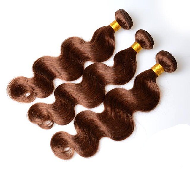  Brazilian Hair Body Wave Human Hair Weaves 3 Pieces 0.3