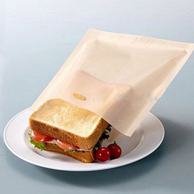  Reusable Toaster Bags for Grilled Sandwiches Kitchen Cooking Non Stick Food Bags