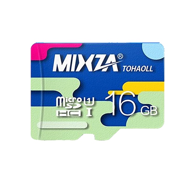  MIXZA 16 GB Class 10 Micro SD  TF Flash Memory Card High Speed Genuine Read Speed: 80MB/s Waterproof