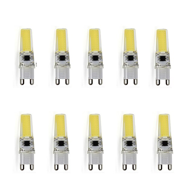  3 W أضواء LED Bi Pin 150-200 lm G9 T 1 الخرز LED طاقة عالية LED ديكور أبيض دافئ أبيض كول 220-240 V / 10 قطع / بنفايات / CE