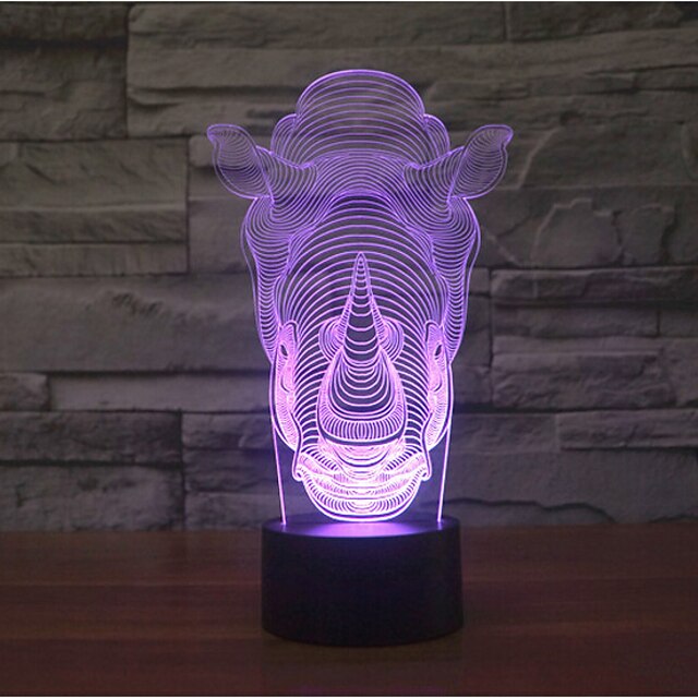  1 pc 3D Nightlight Decorative LED
