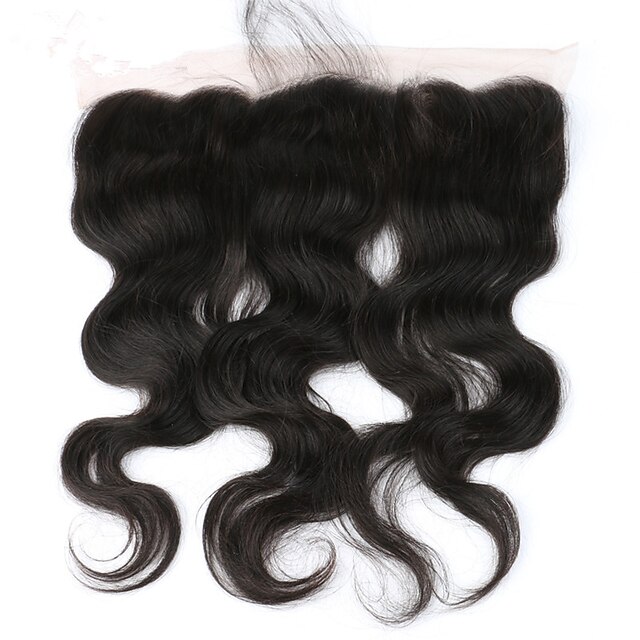  Body wave W 100% ręcznie wiązane Siateczka szwajcarska Włosy naturalne Bezpłatne Część