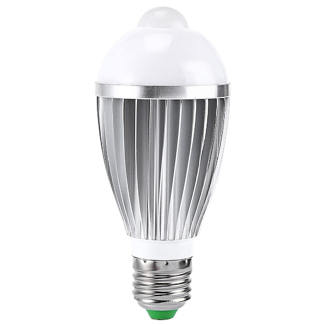  400-550 lm B22 / E26 / E27 Smart LED-lampe A50 1 LED Perler Højeffekts-LED Sensor / Infrarød sensor RGB 85-265 V