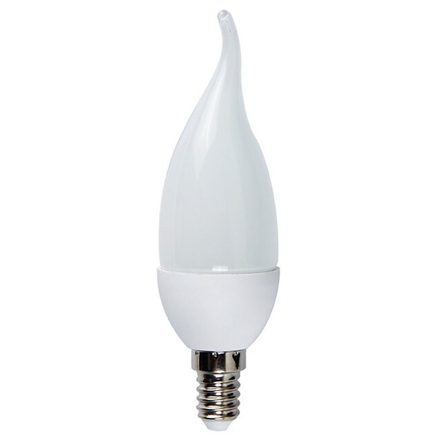  HRY 1pc 3 W LED-kaarslampen 150 lm E14 C35L 10 LED-kralen SMD 2835 Decoratief Warm wit Koel wit 220-240 V / 1 stuks / RoHs