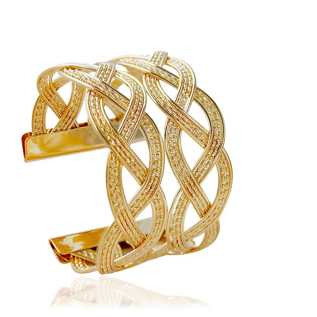  Dames Cuff armbanden Modieus Legering Armband sieraden Gouden / Zilver Voor