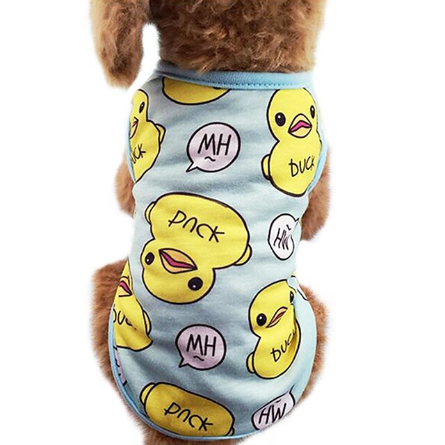 Toys & Hobbies Pet Supplies | Cat Dog Shirt / T-Shirt Puppy Clothes Cartoon Fashion Dog Clothes Puppy Clothes Dog Outfits Blue P