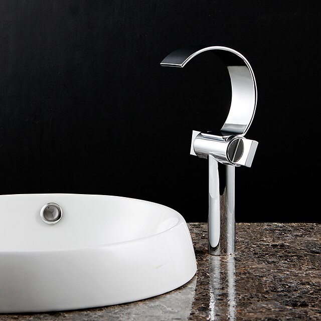  Badewannenarmaturen - Moderne Chrom Badewanne & Dusche Keramisches Ventil Bath Shower Mixer Taps / Einhand Ein Loch