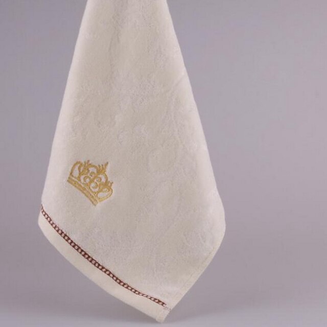  Färsk stil Fingertopp handduk, Färgat garn Överlägsen kvalitet 100% bomull Vävt enkelt Handduk