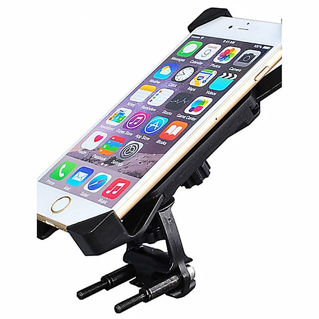  Bike Phone Mount Adjustable Non-Skid Anti-Shock for Road Bike Mountain Bike MTB Nylon iPhone X iPhone XS iPhone XR Cycling Bicycle Black 1 pcs