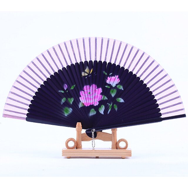  Hand Fans Material Handle Party / Evening