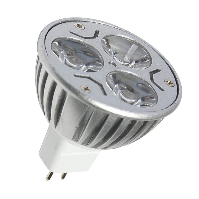  GU5.3(MR16) Lâmpadas de Foco de LED MR16 3 SMD 250LM lm Branco Quente Branco Frio 2700K/6500K K Decorativa DC 12 V